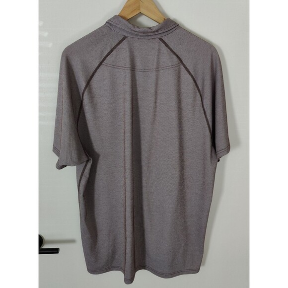 Rhone Delta Pique Polo Shirt Mens XXL Red Short Sleeve Stretch Commuter Preppy - Picture 3 of 8